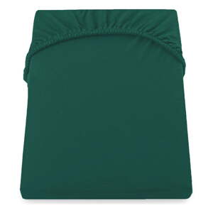 Zöld gumis jersey lepedő 120x200 cm Amber – DecoKing