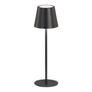 Fekete LED asztali lámpa fém búrával (magasság 36,5 cm) Viletto – Fischer & Honsel
