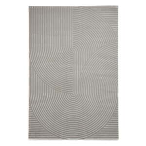 Világosszürke mosható szőnyeg újrahasznosított szálakból 160x230 cm Flores – Think Rugs