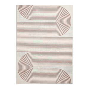 Rózsaszín-világosszürke szőnyeg 80x150 cm Apollo – Think Rugs