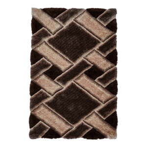 Sötétbarna kézi szövésű szőnyeg 150x230 cm Noble House – Think Rugs