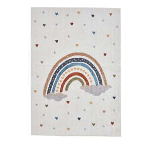 Krémszínű gyerek szőnyeg 120x170 cm Vida Rainbow – Think Rugs