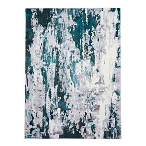 Petróleumkék-világosszürke szőnyeg 80x150 cm Apollo – Think Rugs