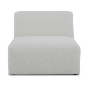 Fehér buklé kanapé modul (középső rész) Roxy – Scandic