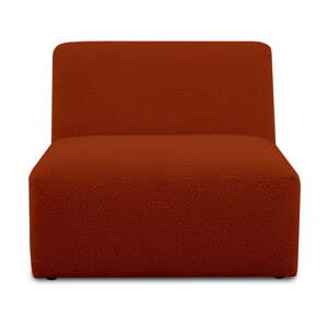 Téglavörös buklé kanapé modul (középső rész) Roxy – Scandic