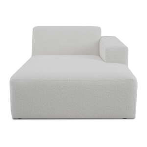 Fehér buklé kanapé modul (jobb oldali) Roxy – Scandic