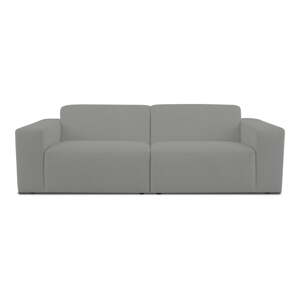 Szürke buklé kanapé 228 cm Roxy – Scandic