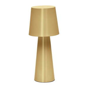 Aranyszínű LED dimmelhető asztali lámpa fém búrával (magasság 40 cm) Arenys – Kave Home
