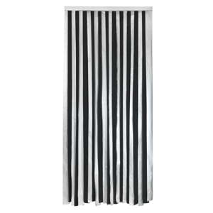 Fekete-ezüstszínű termo függöny ajtóra 90x200 cm – Maximex