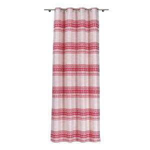 Piros-bézs függöny 140x255 cm Doina – Mendola Fabrics