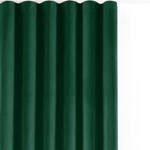 Zöld bársony dimout (semi-opac) függöny 265x250 cm Velto – Filumi