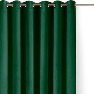 Zöld bársony dimout (semi-opac) függöny 265x300 cm Velto – Filumi