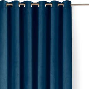 Kék bársony dimout (semi-opac) függöny 400x300 cm Velto – Filumi
