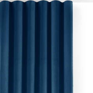 Kék bársony dimout (semi-opac) függöny 265x270 cm Velto – Filumi
