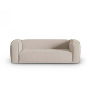 Bézs bársony kanapé 200 cm Mackay – Cosmopolitan Design