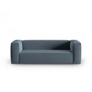 Kék bársony kanapé 200 cm Mackay – Cosmopolitan Design