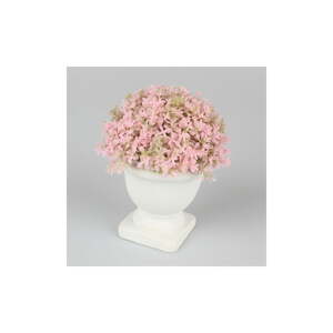 Rózsaszín művirág kaspóban, magasság 15 cm - Dakls