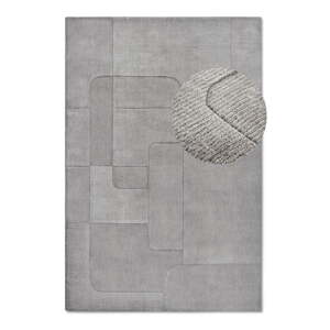 Szürke kézi szövésű gyapjú szőnyeg 120x170 cm Charlotte – Villeroy&Boch