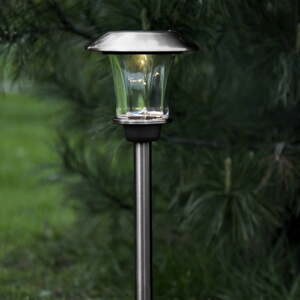 Granada ezüstszínű kerti LED lámpa - Star Trading
