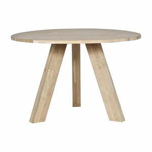 Rhonda tölgyfa étkezőasztal, ⌀ 129 cm - WOOOD