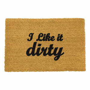 I Like It Dirty természetes kókuszrost lábtörlő, 40 x 60 cm - Artsy Doormats