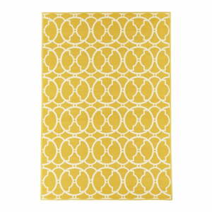 Interlaced sárga kültéri szőnyeg, 160 x 230 cm - Floorita