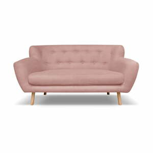 London púder rózsaszín kanapé, 162 cm - Cosmopolitan design