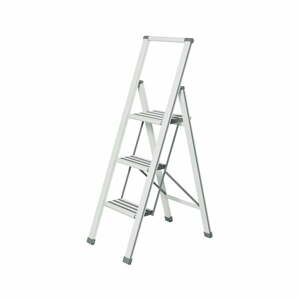Ladder Alu fehér összecsukható fellépő, magasság 127 cm - Wenko