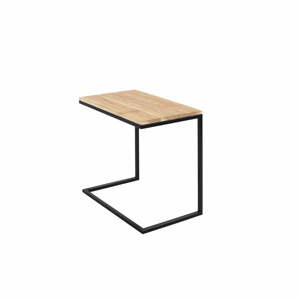 Lupe tömör tölgyfa asztal, fekete lábbal - CustomForm