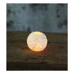 Snowta fehér LED viaszgyertya, magasság 6,5 cm - Star Trading