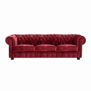 Norwin Velvet piros kanapé, 200 cm - Max Winzer