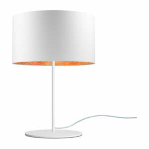 MIKA Bronze M fehér asztali lámpa, ⌀ 36 cm - Sotto Luce