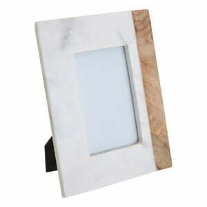 Fehér-natúr színű kő képkeret 18x23 cm Sena – Premier Housewares
